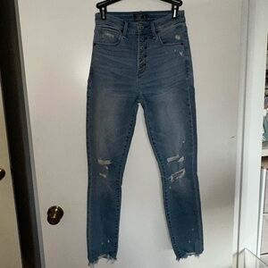 Abercrombie & Fitch Button-down Skinny Jeans